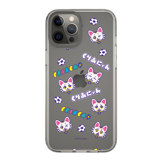 スリムプロテクションケース［ クリアソン新宿 - くりあにゃん - 総柄 ］