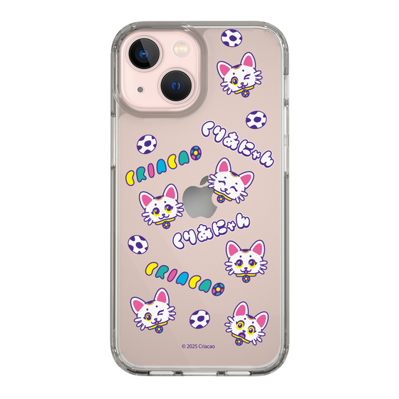 スリムプロテクションケース［ クリアソン新宿 - くりあにゃん - 総柄 ］