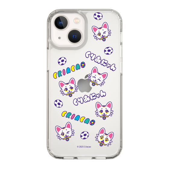 スリムプロテクションケース［ クリアソン新宿 - くりあにゃん - 総柄 ］