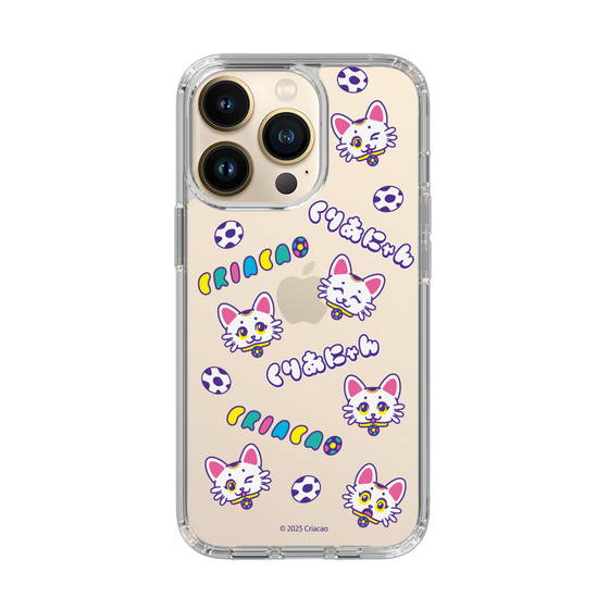 スリムプロテクションケース［ クリアソン新宿 - くりあにゃん - 総柄 ］