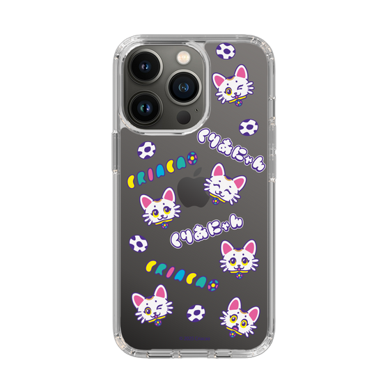 スリムプロテクションケース［ クリアソン新宿 - くりあにゃん - 総柄 ］