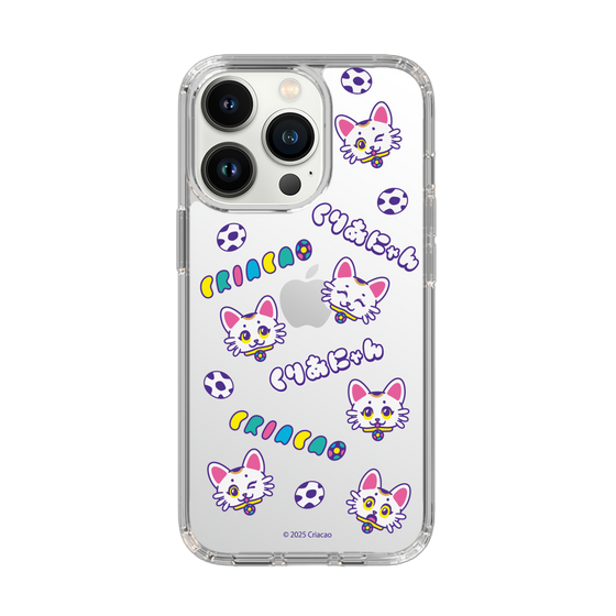 スリムプロテクションケース［ クリアソン新宿 - くりあにゃん - 総柄 ］