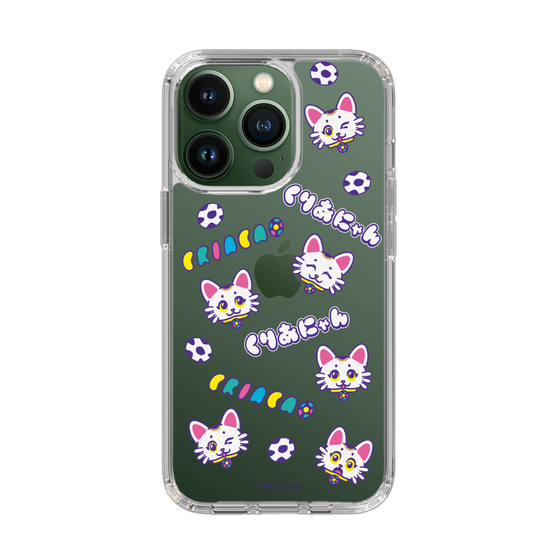 スリムプロテクションケース［ クリアソン新宿 - くりあにゃん - 総柄 ］