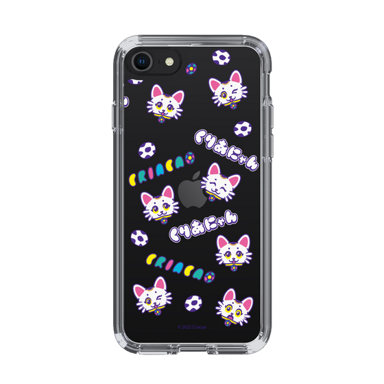 スリムプロテクションケース［ クリアソン新宿 - くりあにゃん - 総柄 ］