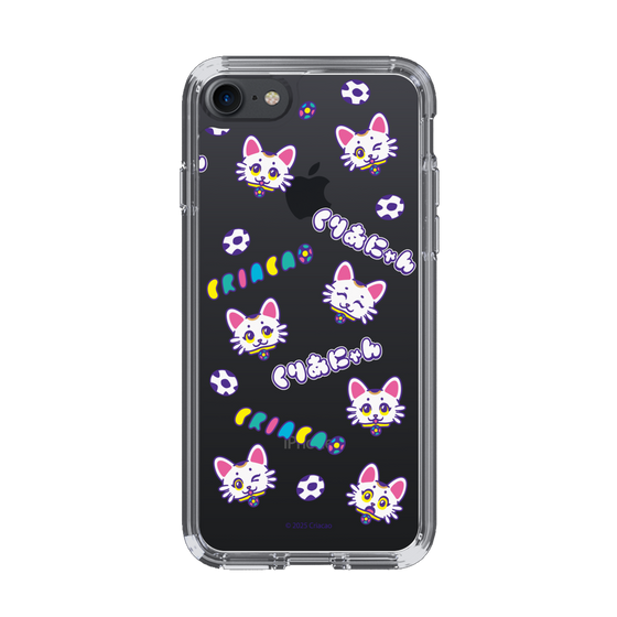 スリムプロテクションケース［ クリアソン新宿 - くりあにゃん - 総柄 ］
