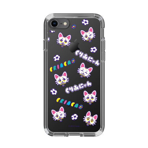 スリムプロテクションケース［ クリアソン新宿 - くりあにゃん - 総柄 ］
