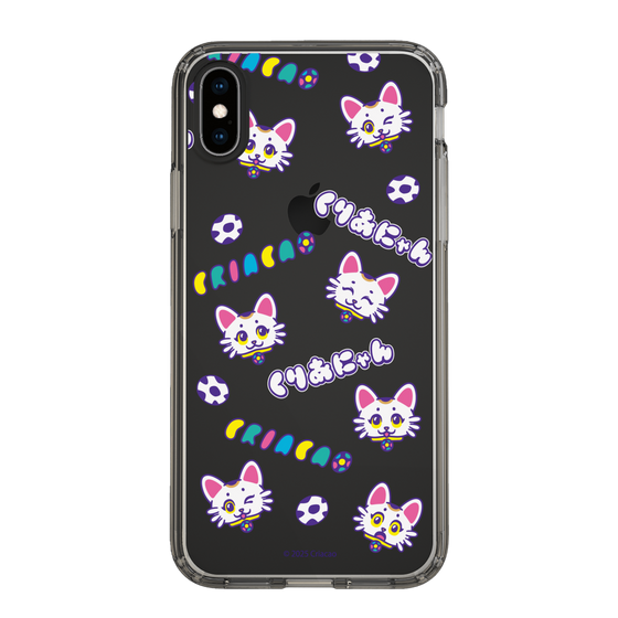 スリムプロテクションケース［ クリアソン新宿 - くりあにゃん - 総柄 ］