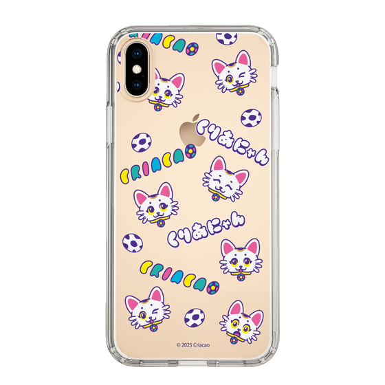 スリムプロテクションケース［ クリアソン新宿 - くりあにゃん - 総柄 ］
