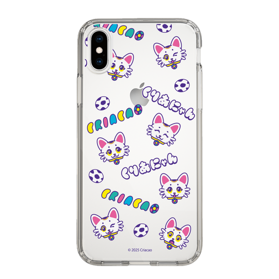 スリムプロテクションケース［ クリアソン新宿 - くりあにゃん - 総柄 ］