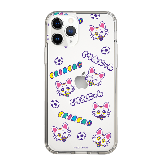 スリムプロテクションケース［ クリアソン新宿 - くりあにゃん - 総柄 ］