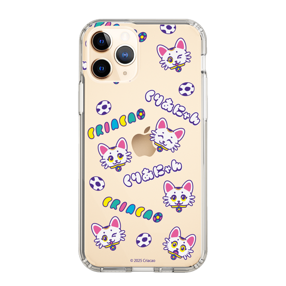 スリムプロテクションケース［ クリアソン新宿 - くりあにゃん - 総柄 ］