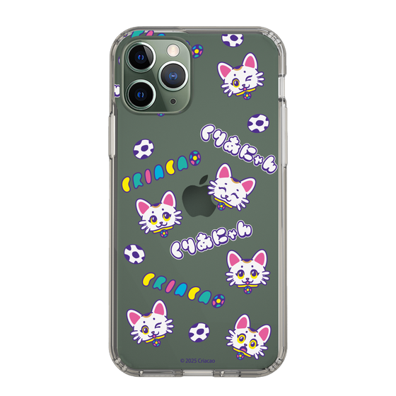 スリムプロテクションケース［ クリアソン新宿 - くりあにゃん - 総柄 ］