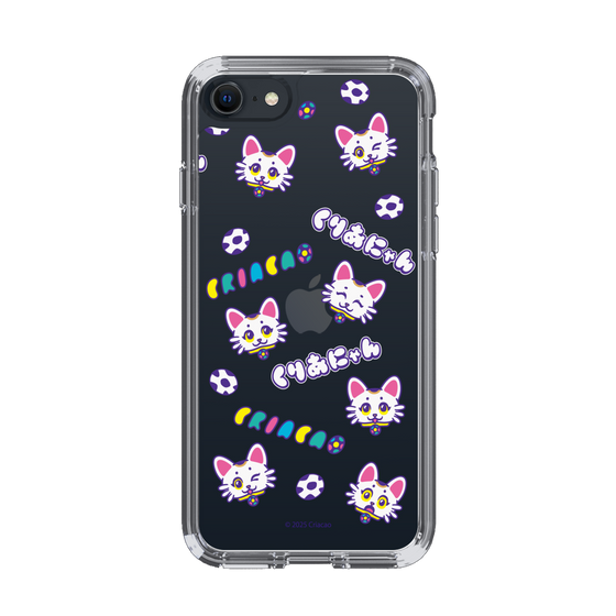 スリムプロテクションケース［ クリアソン新宿 - くりあにゃん - 総柄 ］
