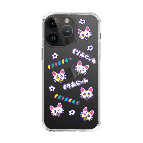 スリムプロテクションケース［ クリアソン新宿 - くりあにゃん - 総柄 ］