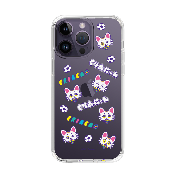 スリムプロテクションケース［ クリアソン新宿 - くりあにゃん - 総柄 ］