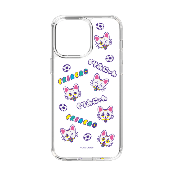 スリムプロテクションケース［ クリアソン新宿 - くりあにゃん - 総柄 ］
