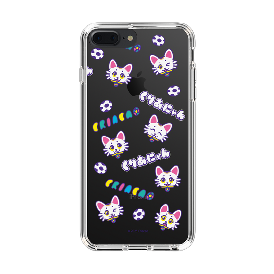 スリムプロテクションケース［ クリアソン新宿 - くりあにゃん - 総柄 ］
