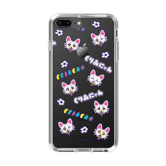 スリムプロテクションケース［ クリアソン新宿 - くりあにゃん - 総柄 ］