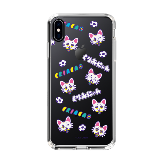 スリムプロテクションケース［ クリアソン新宿 - くりあにゃん - 総柄 ］