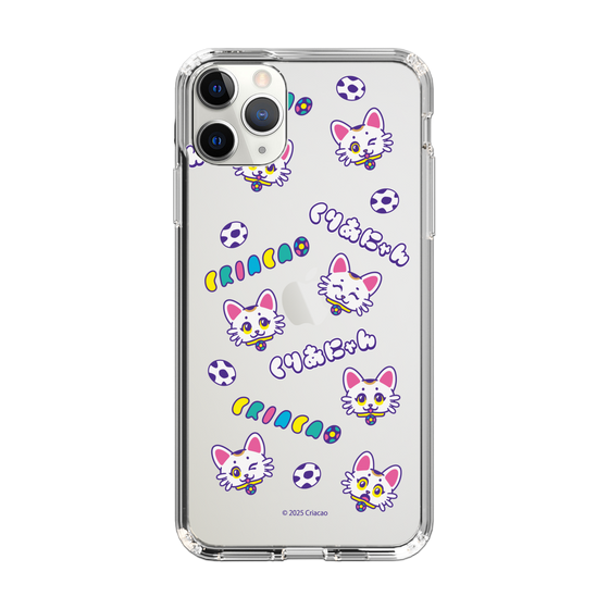 スリムプロテクションケース［ クリアソン新宿 - くりあにゃん - 総柄 ］