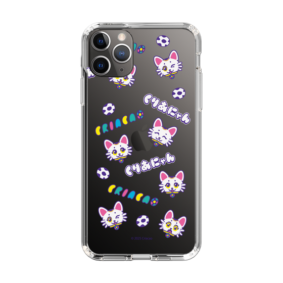 スリムプロテクションケース［ クリアソン新宿 - くりあにゃん - 総柄 ］
