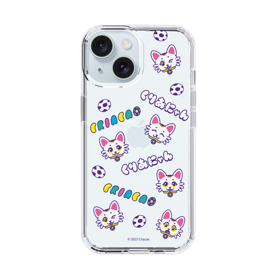 スリムプロテクションケース［ クリアソン新宿 - くりあにゃん - 総柄 ］