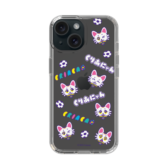 スリムプロテクションケース［ クリアソン新宿 - くりあにゃん - 総柄 ］