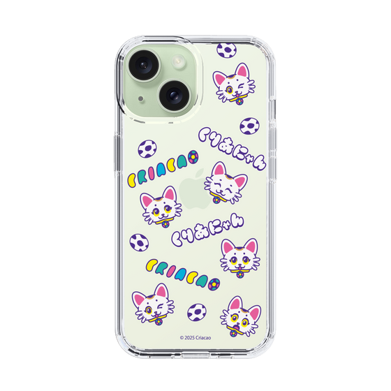 スリムプロテクションケース［ クリアソン新宿 - くりあにゃん - 総柄 ］