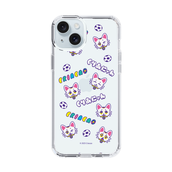 スリムプロテクションケース［ クリアソン新宿 - くりあにゃん - 総柄 ］