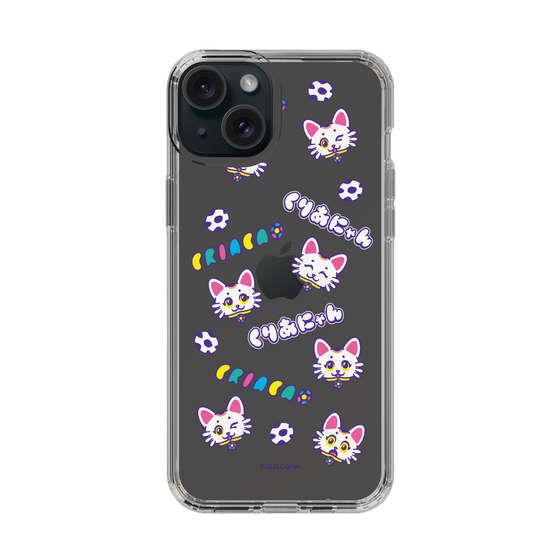 スリムプロテクションケース［ クリアソン新宿 - くりあにゃん - 総柄 ］
