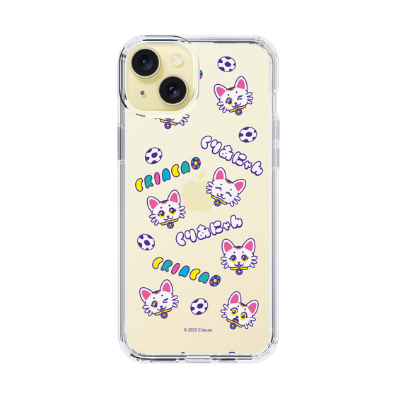 スリムプロテクションケース［ クリアソン新宿 - くりあにゃん - 総柄 ］