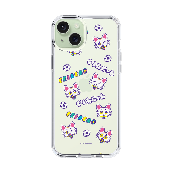 スリムプロテクションケース［ クリアソン新宿 - くりあにゃん - 総柄 ］