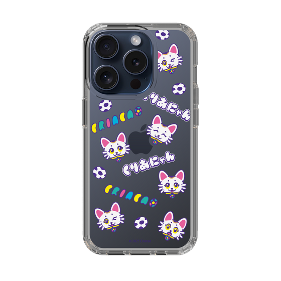 スリムプロテクションケース［ クリアソン新宿 - くりあにゃん - 総柄 ］
