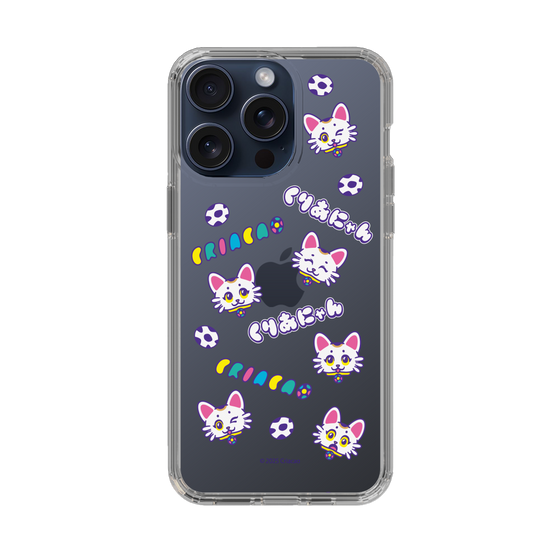スリムプロテクションケース［ クリアソン新宿 - くりあにゃん - 総柄 ］