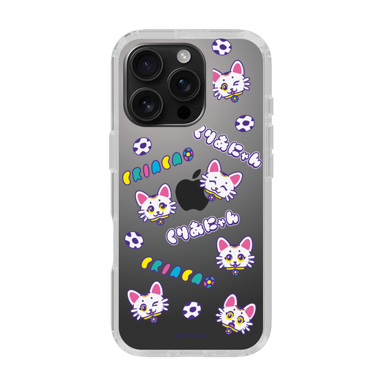 スリムプロテクションケース［ クリアソン新宿 - くりあにゃん - 総柄 ］