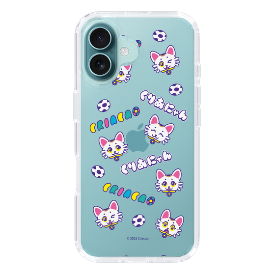 スリムプロテクションケース［ クリアソン新宿 - くりあにゃん - 総柄 ］