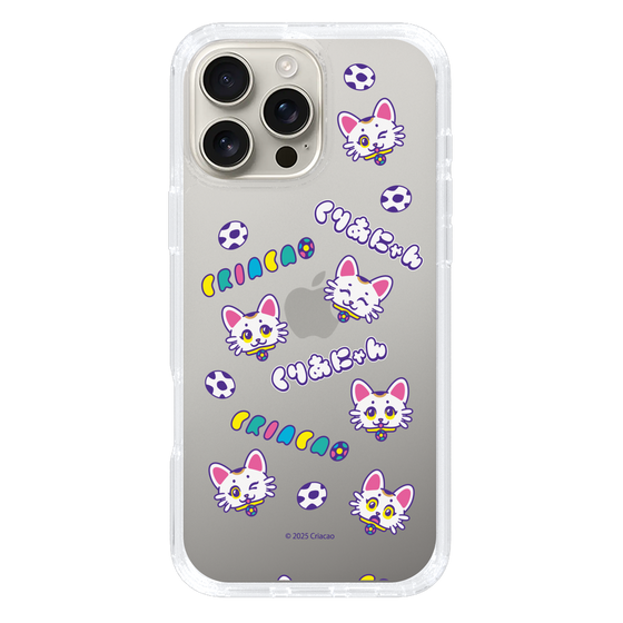 スリムプロテクションケース［ クリアソン新宿 - くりあにゃん - 総柄 ］
