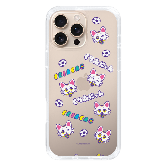 スリムプロテクションケース［ クリアソン新宿 - くりあにゃん - 総柄 ］