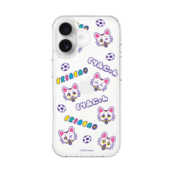 スリムプロテクションケース［ クリアソン新宿 - くりあにゃん - 総柄 ］