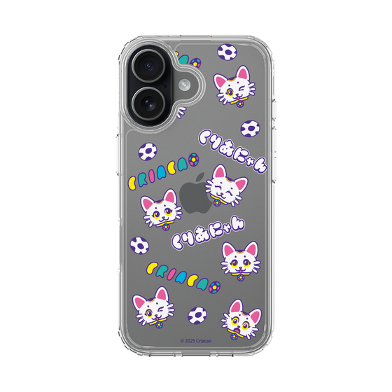 スリムプロテクションケース［ クリアソン新宿 - くりあにゃん - 総柄 ］