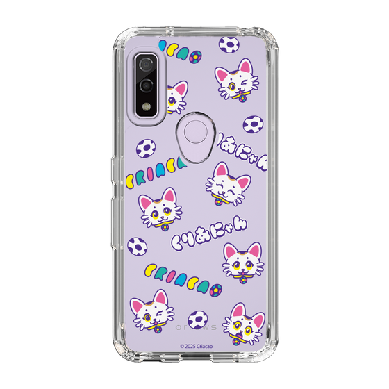 スリムプロテクションケース［ クリアソン新宿 - くりあにゃん - 総柄 ］