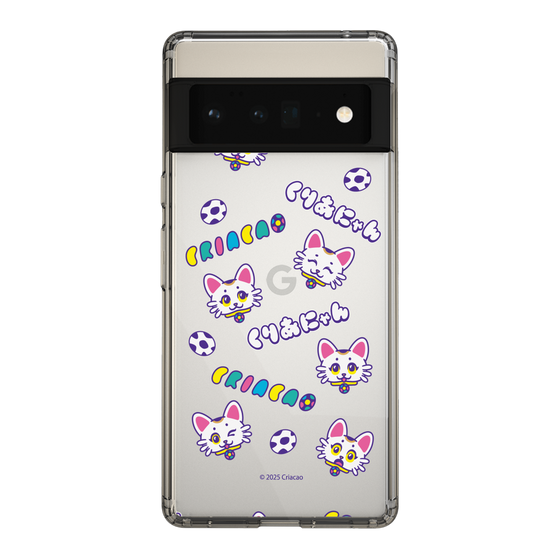 スリムプロテクションケース［ クリアソン新宿 - くりあにゃん - 総柄 ］