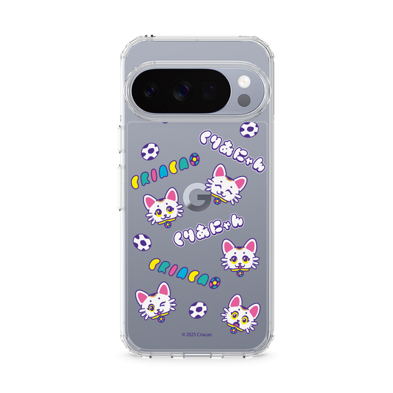 スリムプロテクションケース［ クリアソン新宿 - くりあにゃん - 総柄 ］