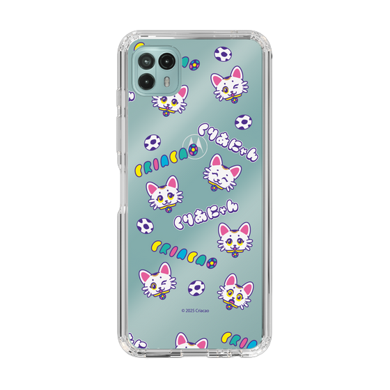 スリムプロテクションケース［ クリアソン新宿 - くりあにゃん - 総柄 ］