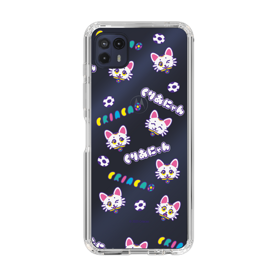 スリムプロテクションケース［ クリアソン新宿 - くりあにゃん - 総柄 ］