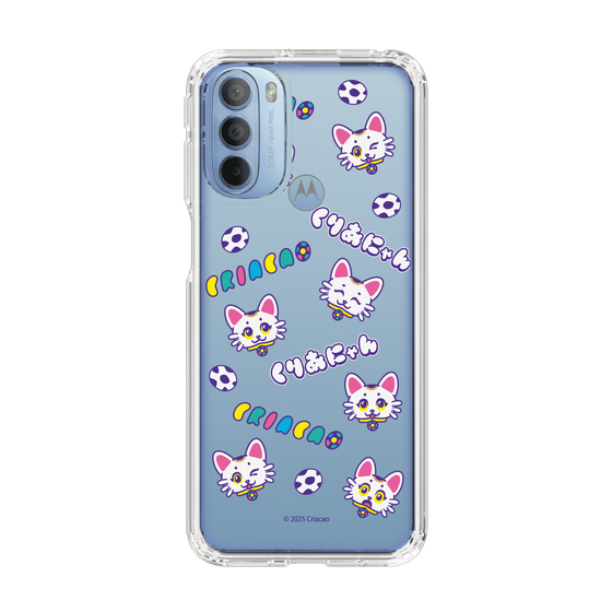 スリムプロテクションケース［ クリアソン新宿 - くりあにゃん - 総柄 ］