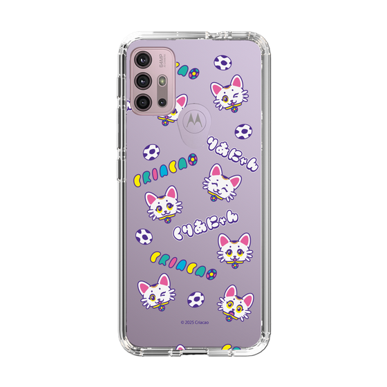スリムプロテクションケース［ クリアソン新宿 - くりあにゃん - 総柄 ］
