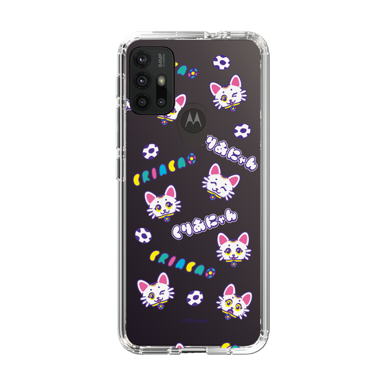 スリムプロテクションケース［ クリアソン新宿 - くりあにゃん - 総柄 ］
