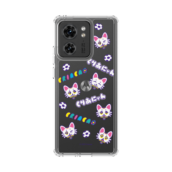 スリムプロテクションケース［ クリアソン新宿 - くりあにゃん - 総柄 ］