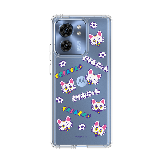 スリムプロテクションケース［ クリアソン新宿 - くりあにゃん - 総柄 ］